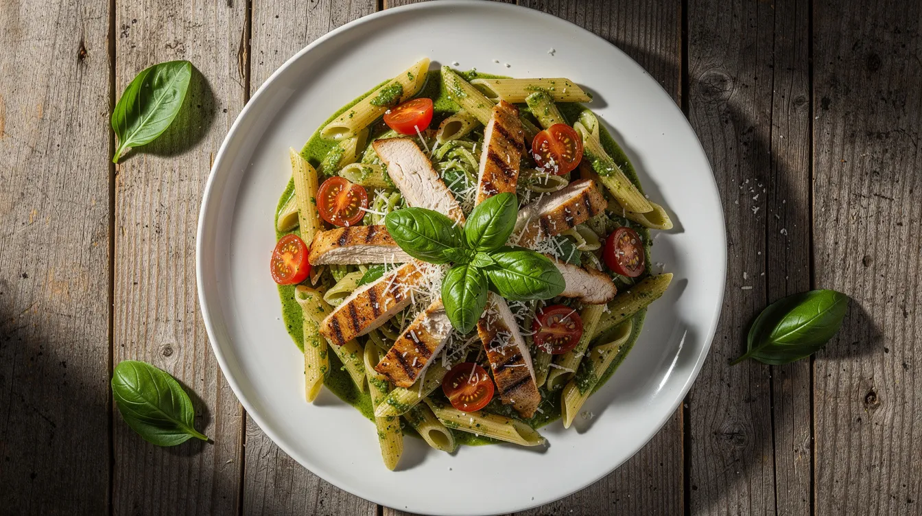 Pesto Chicken Pasta - Dinner recipe
