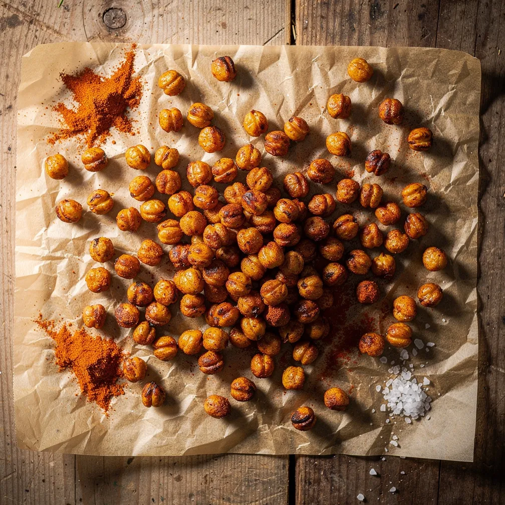 Roasted Spiced Chickpeas - Snacks recipe