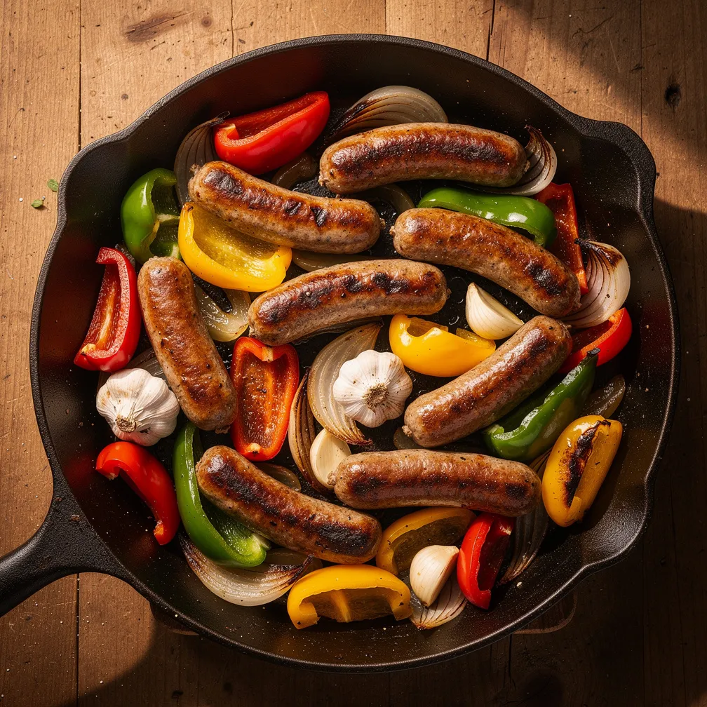 Sausage and Peppers Pan - Dinner recipe