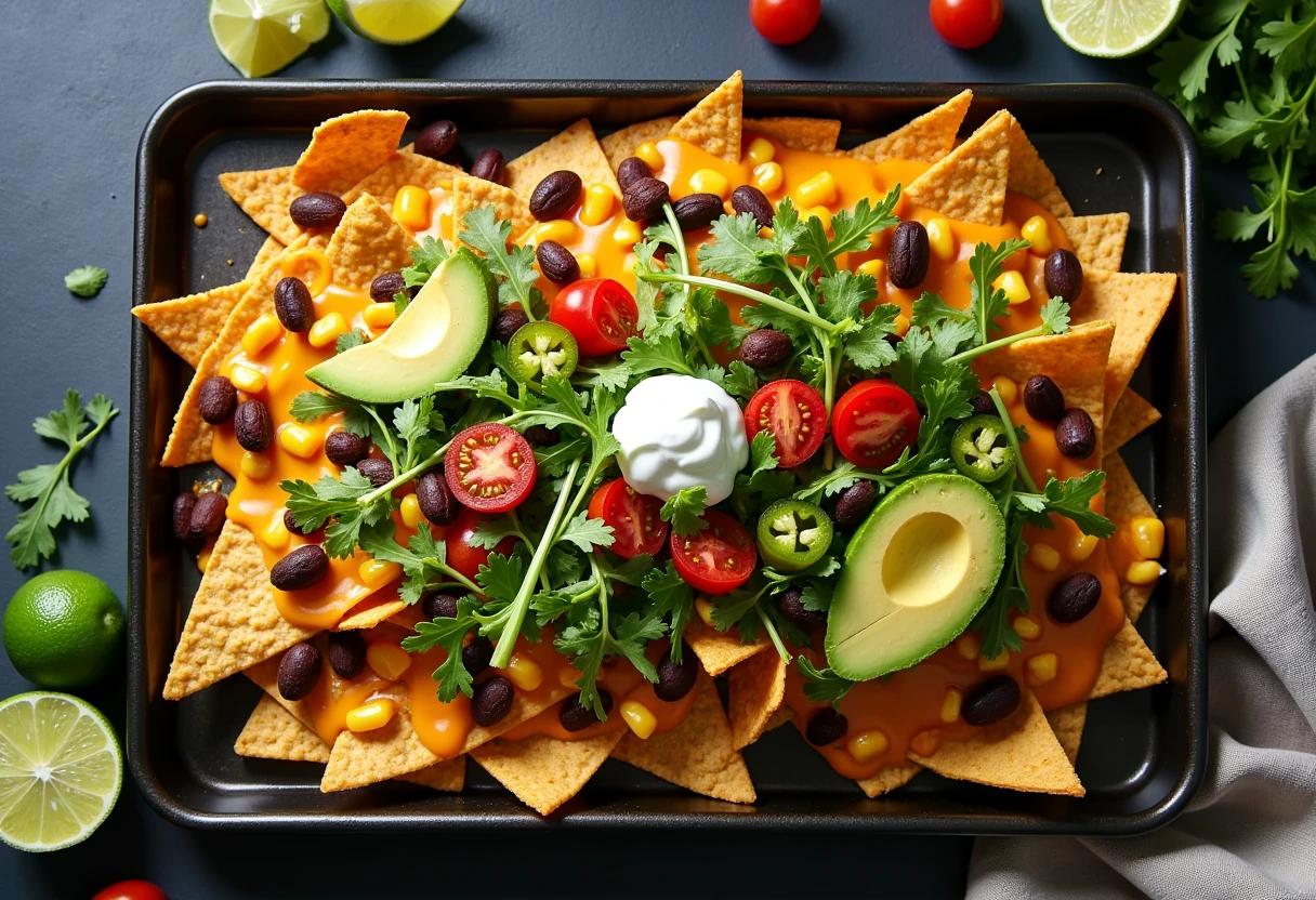 Sheet-Pan Nacho Salad - Snacks recipe (25 min)