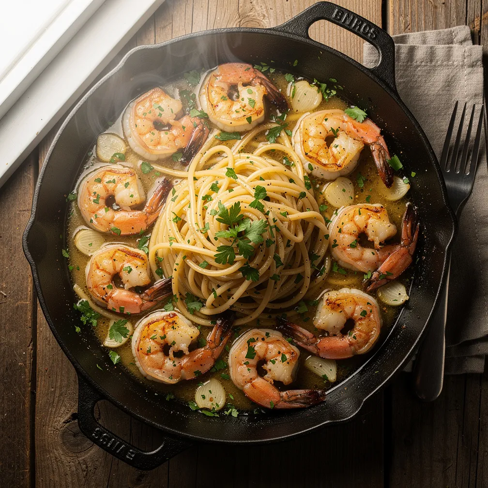 Lemon Shrimp Scampi - Dinner recipe