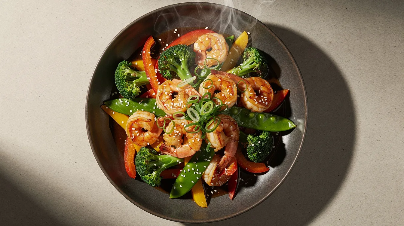 Shrimp & Veggie Stir Fry - Dinner recipe