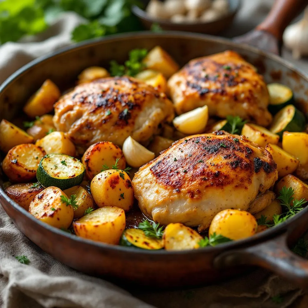One-Pan Simple Summer Chicken - Dinner recipe
