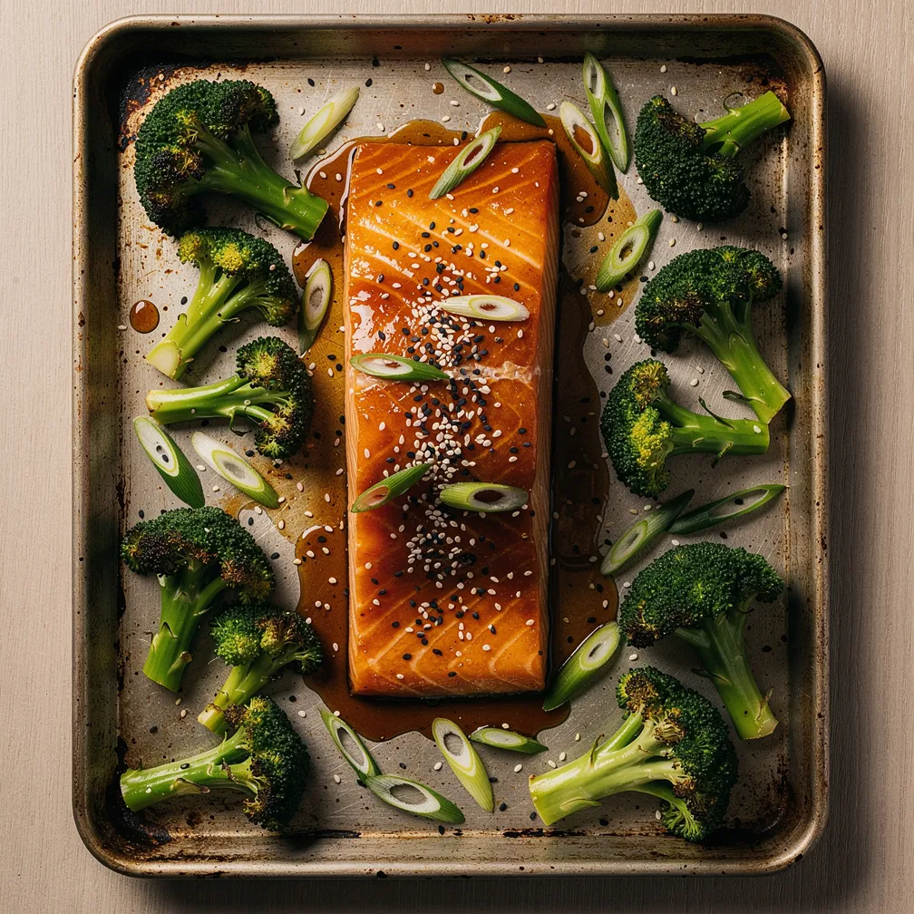Teriyaki Salmon Sheet Pan - Dinner recipe