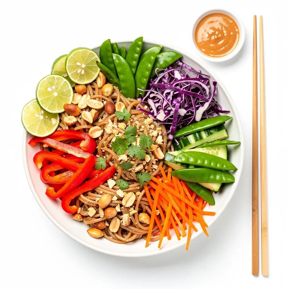 Thai Peanut Noodle Lunch - Lunch recipe