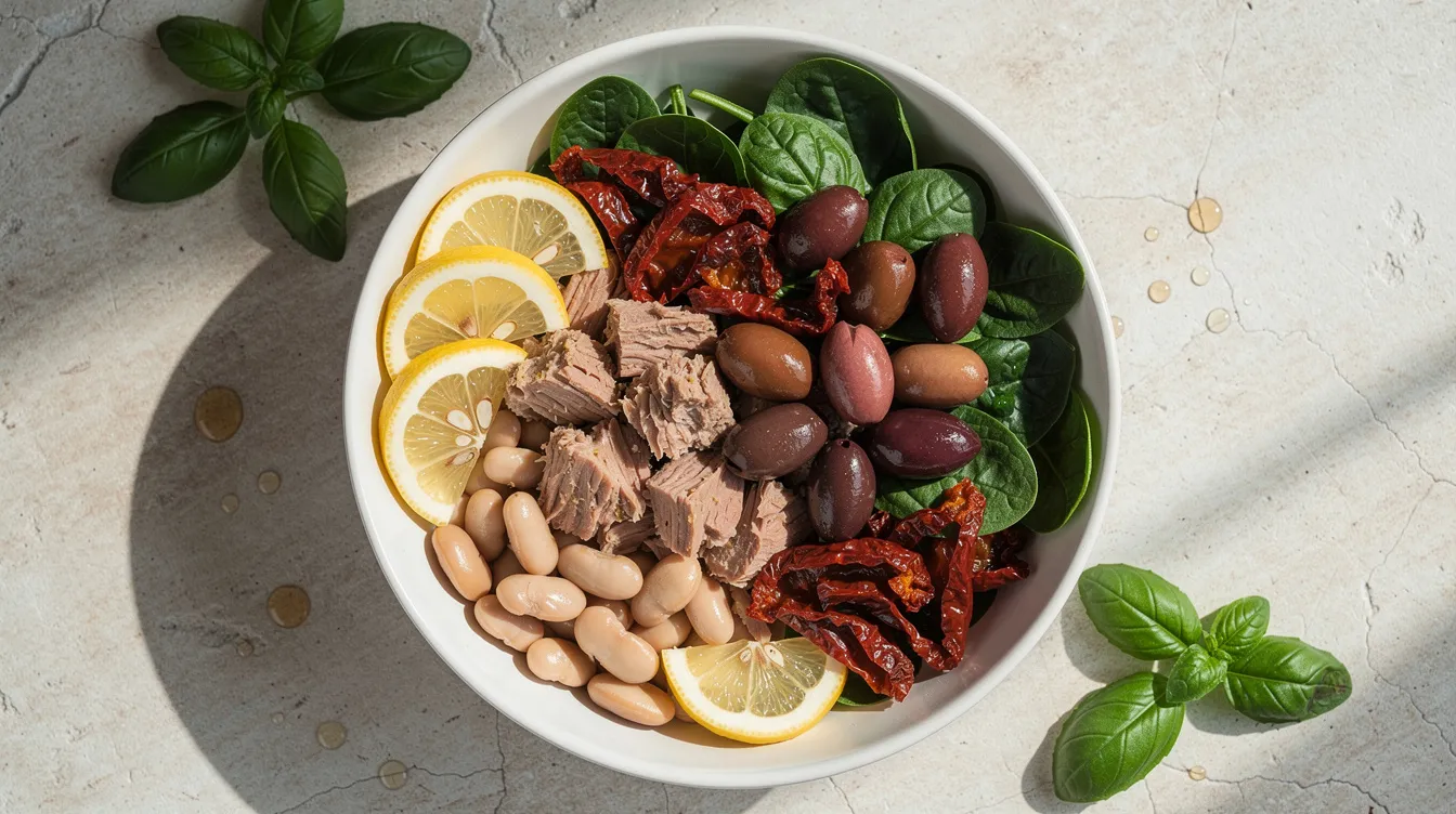 White Bean and Tuna Pan - Lunch recipe