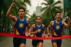 PH Triathletes Sweep Relay Golds at 33rd SEA Games