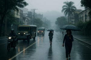 Amihan Brings Rains, Rough Seas Across Philippines