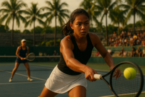 Madis Falls in WTA Debut, Shows Promise for PH Tennis