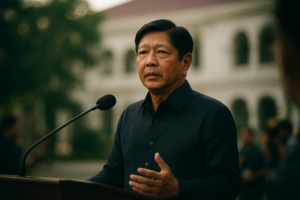 Marcos Defends Leadership Amid Economic Slowdown