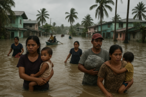 Storm Ada Hits Bicol, Leaves Two Dead, Thousands Flee