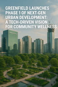 Greenfield Launches Phase 1 of Next-Gen Urban Development: A Tech-Driven Vision for Community Wellness