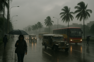 Amihan, Shear Line Bring Rains, Rough Seas to PH