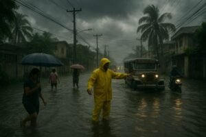Heavy Rains, Landslide Risk Hit Eastern Luzon Areas