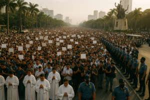 PNP Deploys 11,000 Officers for Trillion Peso March