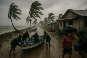 Storm Basyang Nears Mindanao With Heavy Rain, Winds
